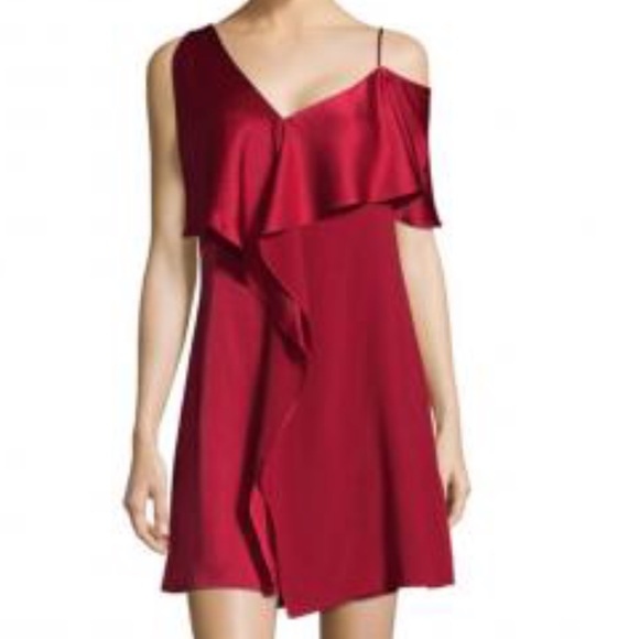 NWT Diane Von Furstenberg Asymmetrical Ruffle Dress - NWT - Picture 7 of 7